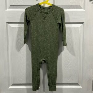 Cat and Jack Green Long Sleeve Baby Onesie 24 Months